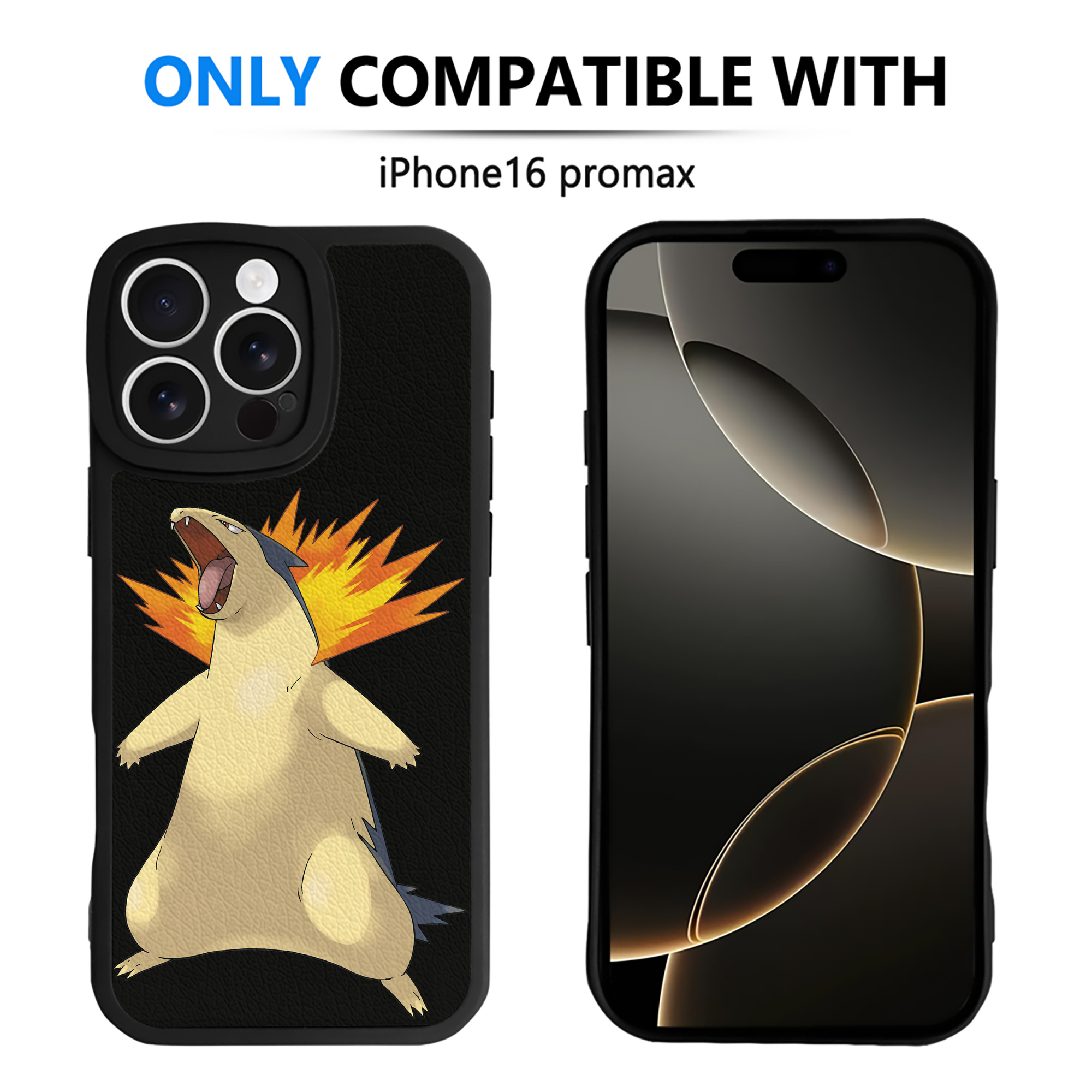 （画像用） ポケットモンスター Pokémon 【iPhone 16シリーズ対応】シリコンスマホケース（レザー調） 材質：シリコン